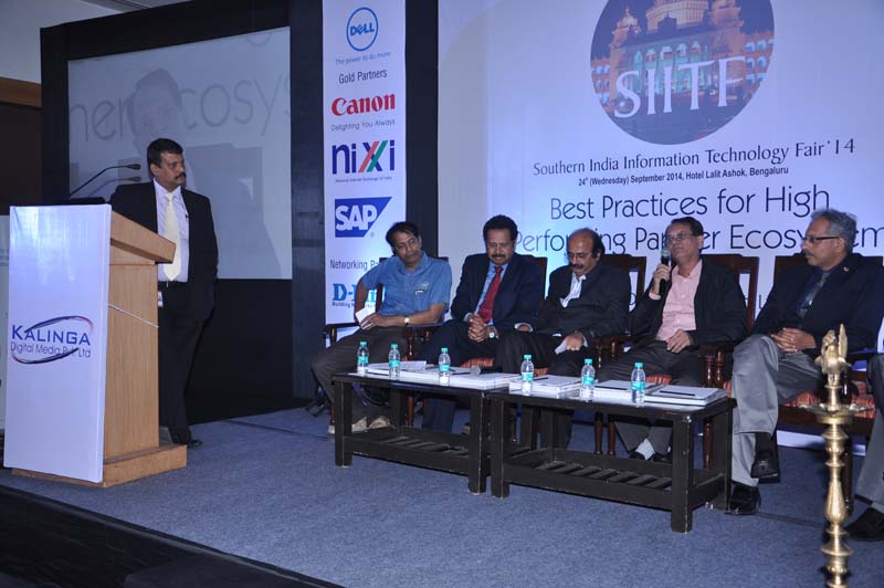 Panel discussion session being moderated by Mr. Deepak Sahu,Chief- editor, VAR INDIA